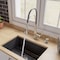 Alfi Brand Brushed Nickel Kitchen Faucet with Black Rubber Stem ABKF3001-BN - alternate 6
